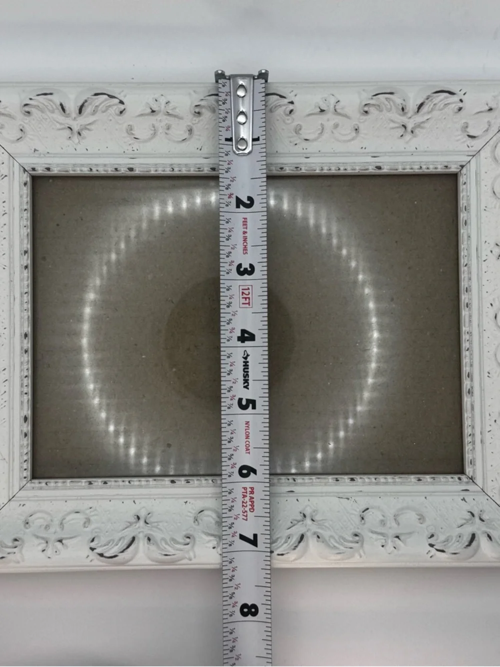 White Ornate Decorative Wall Frame - Home Accents